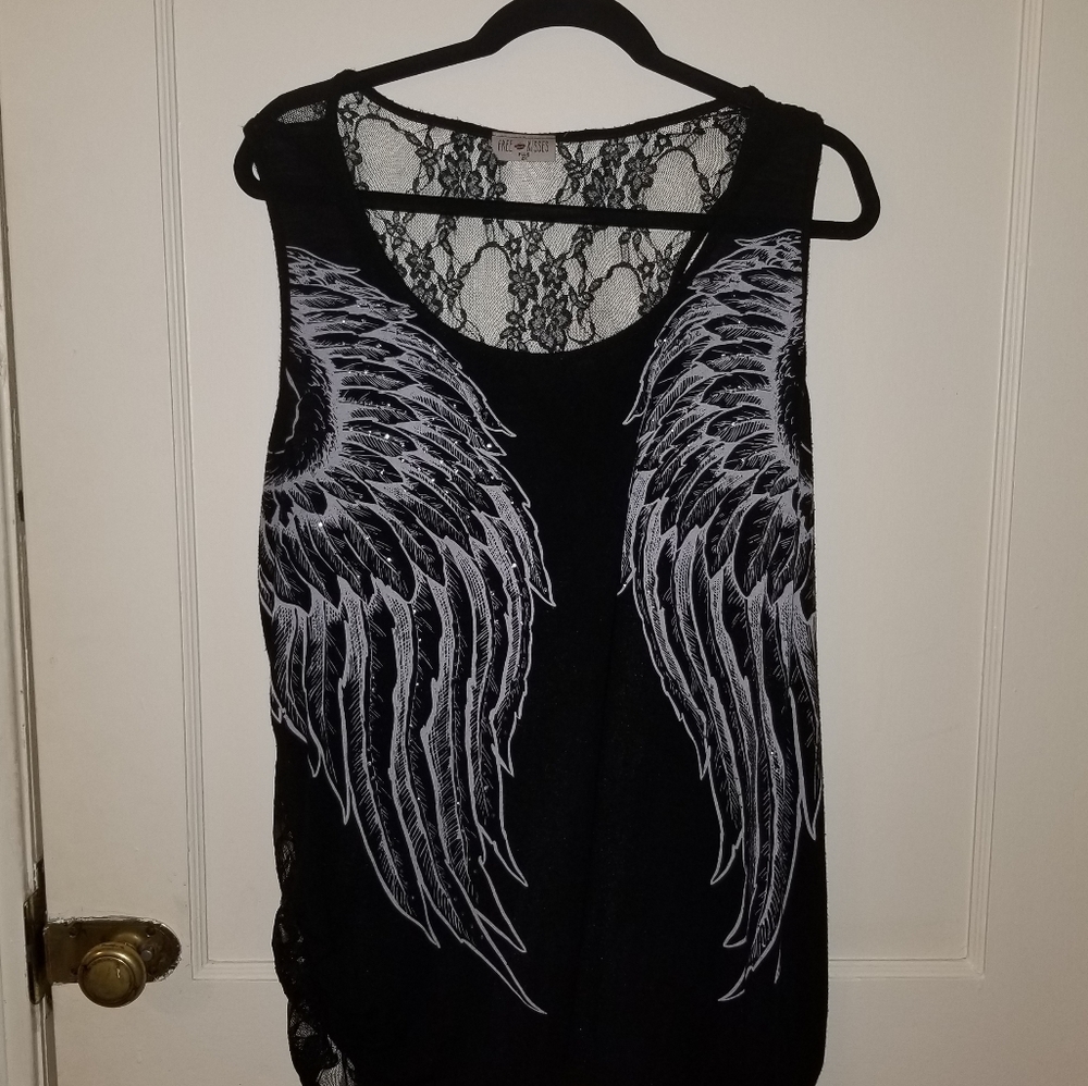 Lace Back Tank